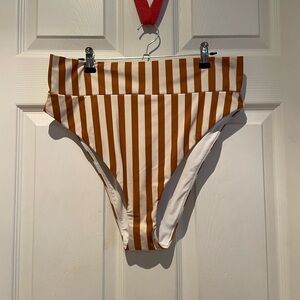 Aerie high cut cheeky bikini bottoms